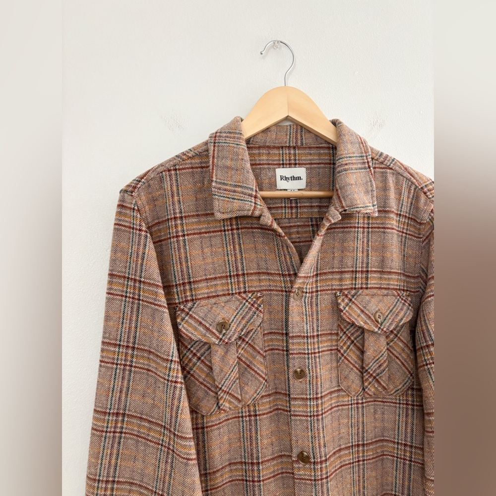 Rhythm Plaid Flannel - Picture 2 of 4